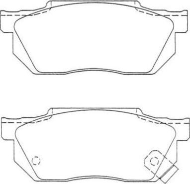 Optimal 9401 - Тормозные колодки, дисковые, комплект autospares.lv