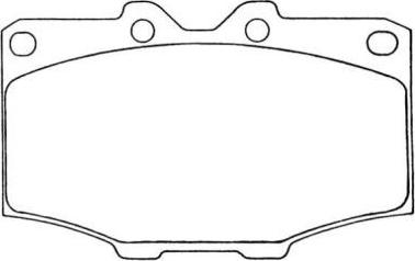 Aisin ASN-60 - Тормозные колодки, дисковые, комплект autospares.lv