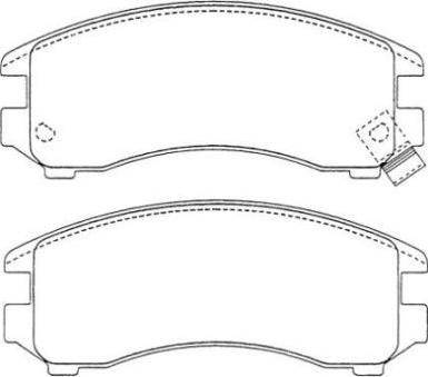 Aisin ASN-183 - Тормозные колодки, дисковые, комплект autospares.lv