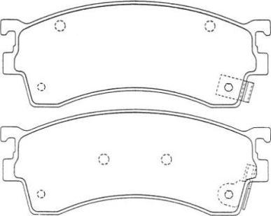 Aisin ASN-240 - Тормозные колодки, дисковые, комплект autospares.lv