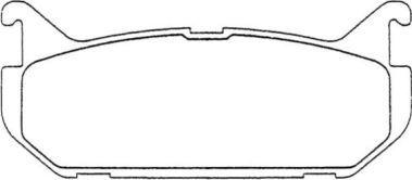 Aisin ASN-241 - Тормозные колодки, дисковые, комплект autospares.lv