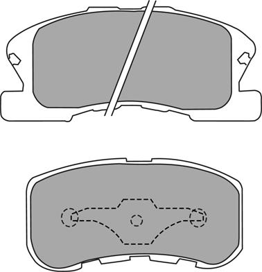 AISIN ASN-2094 - Тормозные колодки, дисковые, комплект autospares.lv