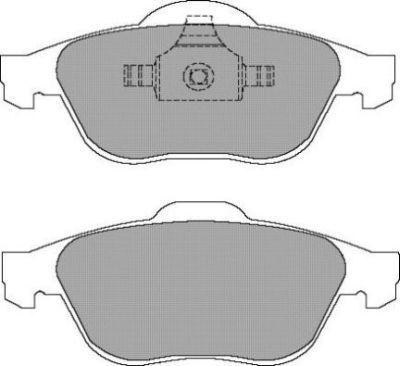 Aisin ASN-2096 - Тормозные колодки, дисковые, комплект autospares.lv