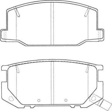 Aisin ASN-2042 - Тормозные колодки, дисковые, комплект autospares.lv