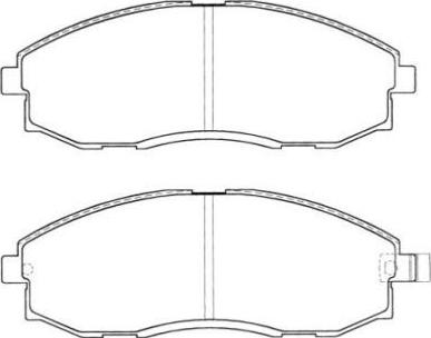 Aisin ASN-2036 - Тормозные колодки, дисковые, комплект autospares.lv