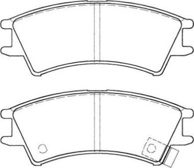 Aisin ASN-2038 - Тормозные колодки, дисковые, комплект autospares.lv