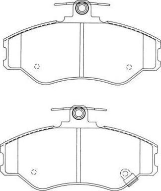 AISIN ASN-2025 - Тормозные колодки, дисковые, комплект autospares.lv