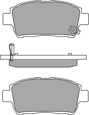 AISIN ASN-2101 - Тормозные колодки, дисковые, комплект autospares.lv