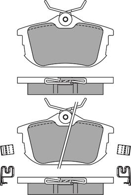 Aisin ASN-2182 - Тормозные колодки, дисковые, комплект autospares.lv