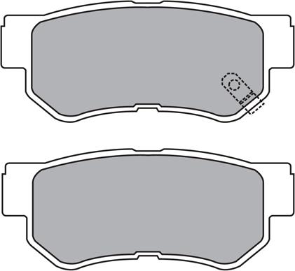 Aisin ASN-2174 - Тормозные колодки, дисковые, комплект autospares.lv