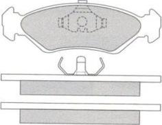 AISIN ASN-2267 - Тормозные колодки, дисковые, комплект autospares.lv