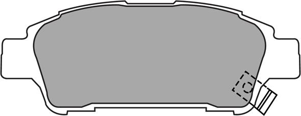 Aisin ASN-2201 - Тормозные колодки, дисковые, комплект autospares.lv