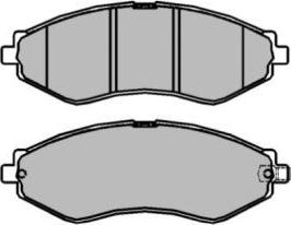 Aisin ASN-2232 - Тормозные колодки, дисковые, комплект autospares.lv