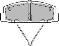 AISIN ASN-2229 - Тормозные колодки, дисковые, комплект autospares.lv