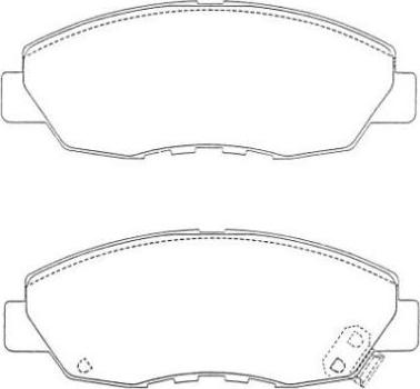 Aisin ASN-271 - Тормозные колодки, дисковые, комплект autospares.lv