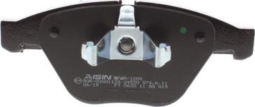 AISIN BPBM-1008 - Тормозные колодки, дисковые, комплект autospares.lv