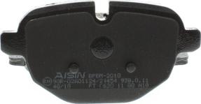 AISIN BPBM-2010 - Тормозные колодки, дисковые, комплект autospares.lv