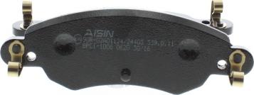 AISIN BPCI-1006 - Тормозные колодки, дисковые, комплект autospares.lv