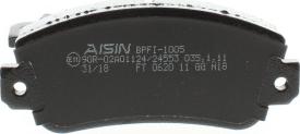 AISIN BPFI-1005 - Тормозные колодки, дисковые, комплект autospares.lv