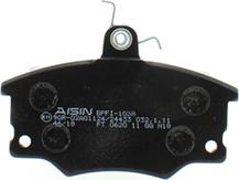 AISIN BPFI-1038 - Тормозные колодки, дисковые, комплект autospares.lv