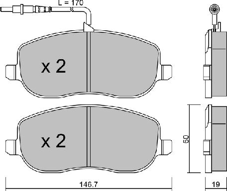 AISIN BPFI-1023 - Тормозные колодки, дисковые, комплект autospares.lv