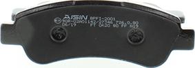 AISIN BPFI-2001 - Тормозные колодки, дисковые, комплект autospares.lv