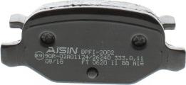 AISIN BPFI-2002 - Тормозные колодки, дисковые, комплект autospares.lv