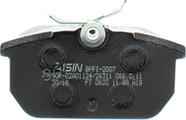 AISIN BPFI-2007 - Тормозные колодки, дисковые, комплект autospares.lv