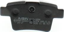 AISIN BPFO-2006 - Тормозные колодки, дисковые, комплект autospares.lv