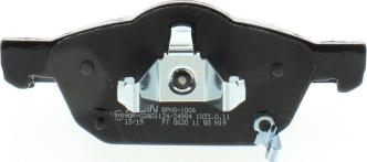 AISIN BPHO-1006 - Тормозные колодки, дисковые, комплект autospares.lv