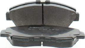 AISIN BPHO-1002 - Тормозные колодки, дисковые, комплект autospares.lv