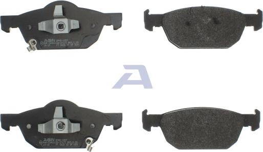 Aisin BPHO-1007 - Тормозные колодки, дисковые, комплект autospares.lv