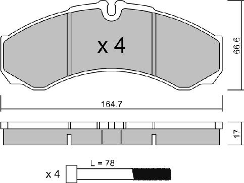 Aisin BPIV-1002 - Тормозные колодки, дисковые, комплект autospares.lv