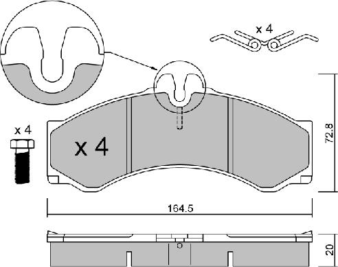 Aisin BPMB-1015 - Тормозные колодки, дисковые, комплект autospares.lv