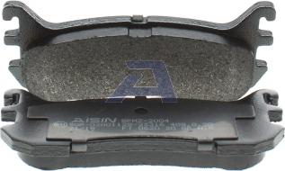 AISIN BPMZ-2004 - Тормозные колодки, дисковые, комплект autospares.lv