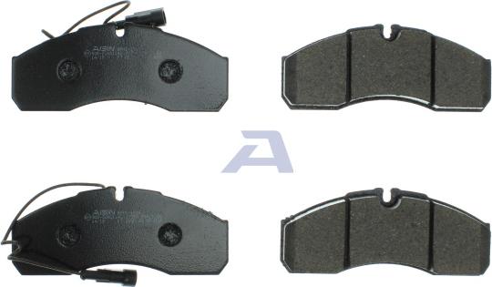 AISIN BPNI-1016 - Тормозные колодки, дисковые, комплект autospares.lv