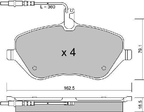 AISIN BPPE-1011 - Тормозные колодки, дисковые, комплект autospares.lv