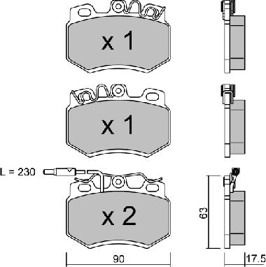 Aisin BPPE-1020 - Тормозные колодки, дисковые, комплект autospares.lv