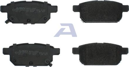 Aisin BPSZ-1001 - Тормозные колодки, дисковые, комплект autospares.lv