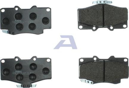 AISIN BPTO-1019 - Тормозные колодки, дисковые, комплект autospares.lv