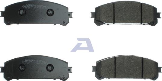 AISIN BPTO-1016 - Тормозные колодки, дисковые, комплект autospares.lv