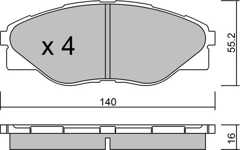 Jurid 573416J - Тормозные колодки, дисковые, комплект autospares.lv