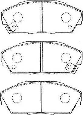 Aisin C1N013 - Тормозные колодки, дисковые, комплект autospares.lv