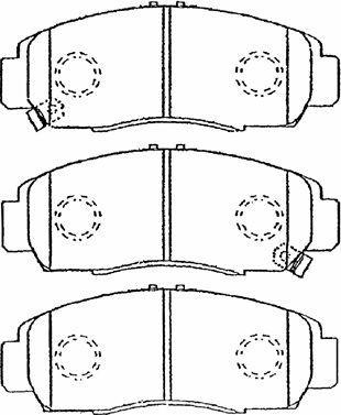 Aisin C1N026 - Тормозные колодки, дисковые, комплект autospares.lv