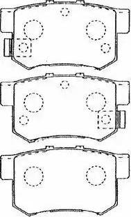 Aisin C2N015 - Тормозные колодки, дисковые, комплект autospares.lv