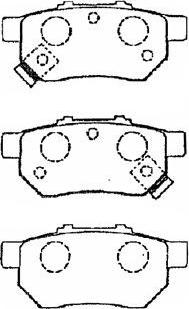 Aisin C2N022 - Тормозные колодки, дисковые, комплект autospares.lv