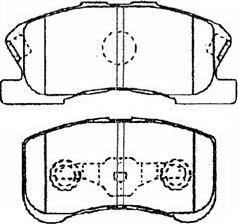 Aisin G1N018 - Тормозные колодки, дисковые, комплект autospares.lv