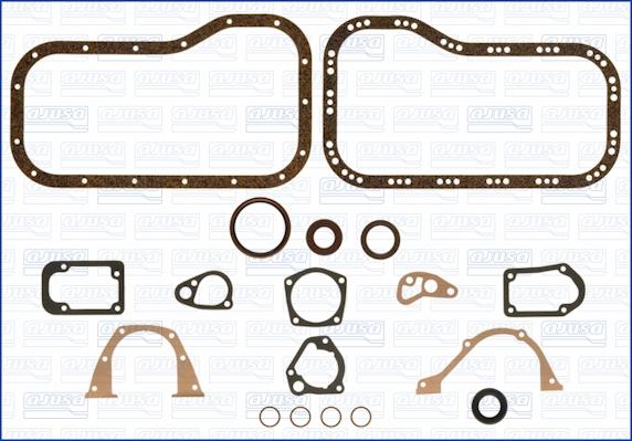 Ajusa 54013800 - Комплект прокладок, блок-картер двигателя autospares.lv