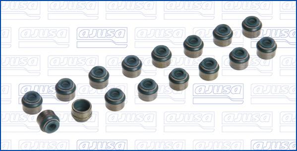 Ajusa 57042000 - Комплект прокладок, стержень клапана autospares.lv