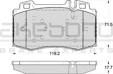 Mercedes-Benz 0034205820 - Тормозные колодки, дисковые, комплект autospares.lv